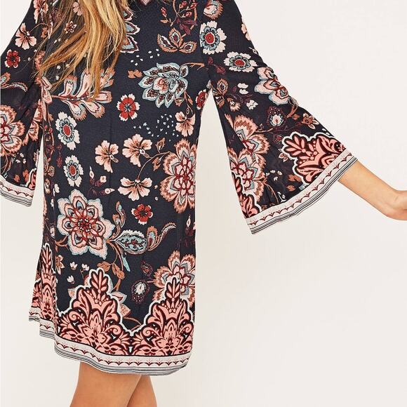 Ecote Floral Dress Size Small B2 - Picture 3 of 6